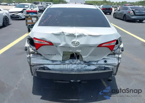 2015 Toyota Corolla Le из США, поврежденный, VIN 2T1BURHE3FC253443